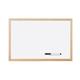 Bi-Office Basic Whiteboard, dry wipe non magnetic surface, Pine Wood Frame, 60 x 40 cm (pack of 20)