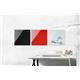Bi-Office Glass Memo Tile Board, Black, 48 x 48 cm