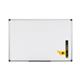 Bi-Office Whiteboard, Non-magnetic surface, Light Grey Maya Plastic Frame 180 x 120 cm