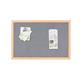 Bi-Office Earth Grey Felt Notice Board,  Prime Oak MDF frame, 120 x 90 cm