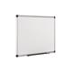 Bi-Office Maya Double-sided Whiteboard, dry wipe non magnetic surface, plain/gridded, Aluminium Frame, 45 x 30 cm