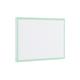 Bi-Office Pastel Whiteboard, dry wipe non magnetic surface, Pastel Green lined MDF  frame, 60 x 40 cm