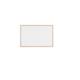 Bi-Office Basic Whiteboard, dry wipe non magnetic surface, Pine Wood Frame, 60 x 40 cm (pack of 20)