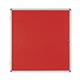 Bi-Office Enclore Lockable Board, Red Felt Surface, Aluminium Frame, 94 x 98,1 cm (12xA4)