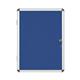 Bi-Office Enclore Lockable Board, Blue Felt Surface, Aluminium Frame, 50 x 67,4 cm (4xA4)