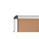 Bi-Office Earth Enclore  Lockable Board, Cork Surface , Aluminium Frame, 50 x 67,4 cm (4xA4)