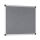 Bi-Office Maya Notice Board, Grey Felt, Aluminium Frame, 60 x 45 cm
