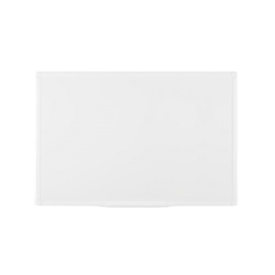 Bi-Office Maya Anti-Microbial Whiteboard, Lacquered Steel Magnetic Surface, White Aluminum Frame, 90 x 60 cm