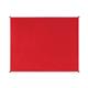 Bi-Office Maya Notice Board, Red Felt, Aluminium Frame, 150 x 120 cm