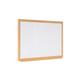 Bi-Office Earth Whiteboard,  Ceramic Surface, Prime 32 mm MDF Oak lined Frame, 90 x 60 cm