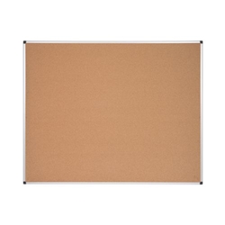Bi-Office Maya Cork Notice Board, Aluminium Frame, 240 x 120 cm