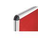 Bi-Office Enclore Lockable Board, Red Felt Surface, Aluminium Frame, 72 x 98,1 cm (9xA4)
