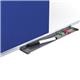 Bi-Office Maya Combination Board, Blue Felt and Non-magnetic surface, Aluminium Frame, 90 x 60 cm