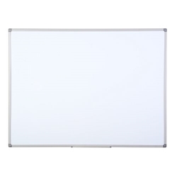 Bi-Office Whiteboard, Non-magnetic surface, Light Grey Maya Plastic Frame 180 x 120 cm