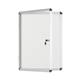 Bi-Office Enclore Magnetic Lockable Board, Lacquered Steel Surface, Acrylic Door, Aluminium Frame, 50 x 67.4 cm (4x A4)