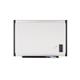 Bi-Office Provision Whiteboard, Magnetic Lacquered Steel Surface, Aluminium and Black Plastic frame, 120 x 90 cm