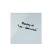 Bi-Office Glass Memo Tile Board, White, 48 x 48 cm