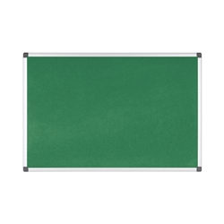 Bi-Office Maya Notice Board, Green Felt, Aluminium Frame, 240 x 120 cm