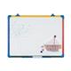 Bi-Office Schoolmate Whiteboard, Magnetic Lacquered Steel surface, 4 colours Plastic Frame, 90 x 60 cm