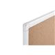 Bi-Office Maya Anti-Microbial Cork Board, White Aluminum Frame, 60 x 45 cm