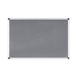 Bi-Office Maya Notice Board, Grey Felt, Aluminium Frame, 240 x 120 cm