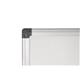 Bi-Office Maya Double-sided Whiteboard, dry wipe non magnetic surface, plain/gridded, Aluminium Frame, 45 x 30 cm