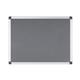 Bi-Office Maya Notice Board, Grey Felt, Aluminium Frame, 60 x 45 cm