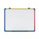 Bi-Office Schoolmate Whiteboard, Magnetic Lacquered Steel surface, 4 colours Plastic Frame, 60 x 45 cm