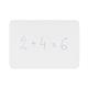 Bi-Office Frameless Laptop Double sided Non magnetic Whiteboard, A4