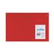 Bi-Office Red Felt Notice Board, Unframed, 118 x 88 cm