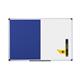 Bi-Office Maya Combination Board, Blue Felt and Non-magnetic surface, Aluminium Frame, 180 x 120 cm