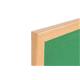 Bi-Office Earth Green Felt Notice Board,  Prime Oak MDF frame, 180 x 120 cm