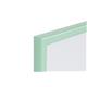 Bi-Office Pastel Whiteboard, dry wipe non magnetic surface, Pastel Green lined MDF  frame, 60 x 40 cm