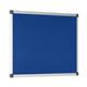 Bi-Office Maya Notice Board, Blue Felt, Aluminium Frame, 60 x 45 cm