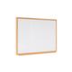 Bi-Office Earth Executive Whiteboard, Non-magnetic surface, Executive 22 mm MDF Oak lined Frame, 180 x 120 cm + FREE Earth Marker Pens