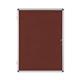 Bi-Office Enclore Lockable Board, Burgundy Felt Surface, Aluminium Frame, 72 x 98,1 cm (9xA4)