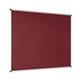 Bi-Office Maya Notice Board, Burgundy Felt, Aluminium Frame, 120 x 90 cm