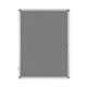 Bi-Office Enclore Lockable Board, Grey Felt Surface, Aluminium Frame, 72 x 98,1 cm (9xA4)