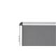 Bi-Office Enclore Lockable Board, Grey Felt Surface, Aluminium Frame, 72 x 98,1 cm (9xA4)