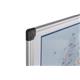 Bi-Office Maya British Isles Sales Map Board, Lacquered steel magnetic surface, aluminium frame, 90 x 120 cm