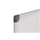 Bi-Office Maya Double-sided Whiteboard, dry wipe non magnetic surface, plain/gridded, Aluminium Frame, 120 x 90 cm