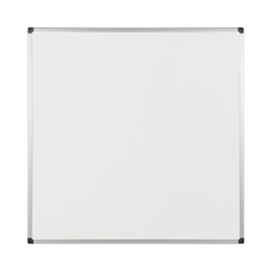 Bi-Office Maya Whiteboard, Lacquered Steel magnetic surface, for wall flipping system, aluminium frame, 90 x 90 cm