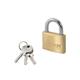 Master Lock Magnum Padlock 50mm Solid Brass with 2 Keys 40044