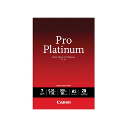 Canon PT-101 Pro A3 Platinum Photo Paper (Pack of 20) 2768B017