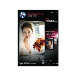 Hewlett Packard HP Premium Plus Semi Gloss Photo Paper 300gsm A4 Ref CR673A [20 Sheets]