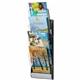 Fast Paper Wall Display 4 x A4 Pockets W250xD85xH695mm Ref 4064X4.35