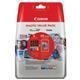 Canon CLI-551 Inkjet Cartridge + Paper Value Pack CMYK (Pack of 4) 6508B005