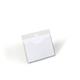 Durable Name Badge with Euro Perforation Partial Cover 60x90mm Transparent (Pack of 20) 8136/19