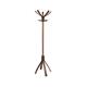 Alba Cafe Coat Stand 550x550x1760mm Dark Wood PMCAFE