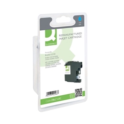 Q-Connect Brother Remanufactured Cyan Inkjet Cartridge LC123C